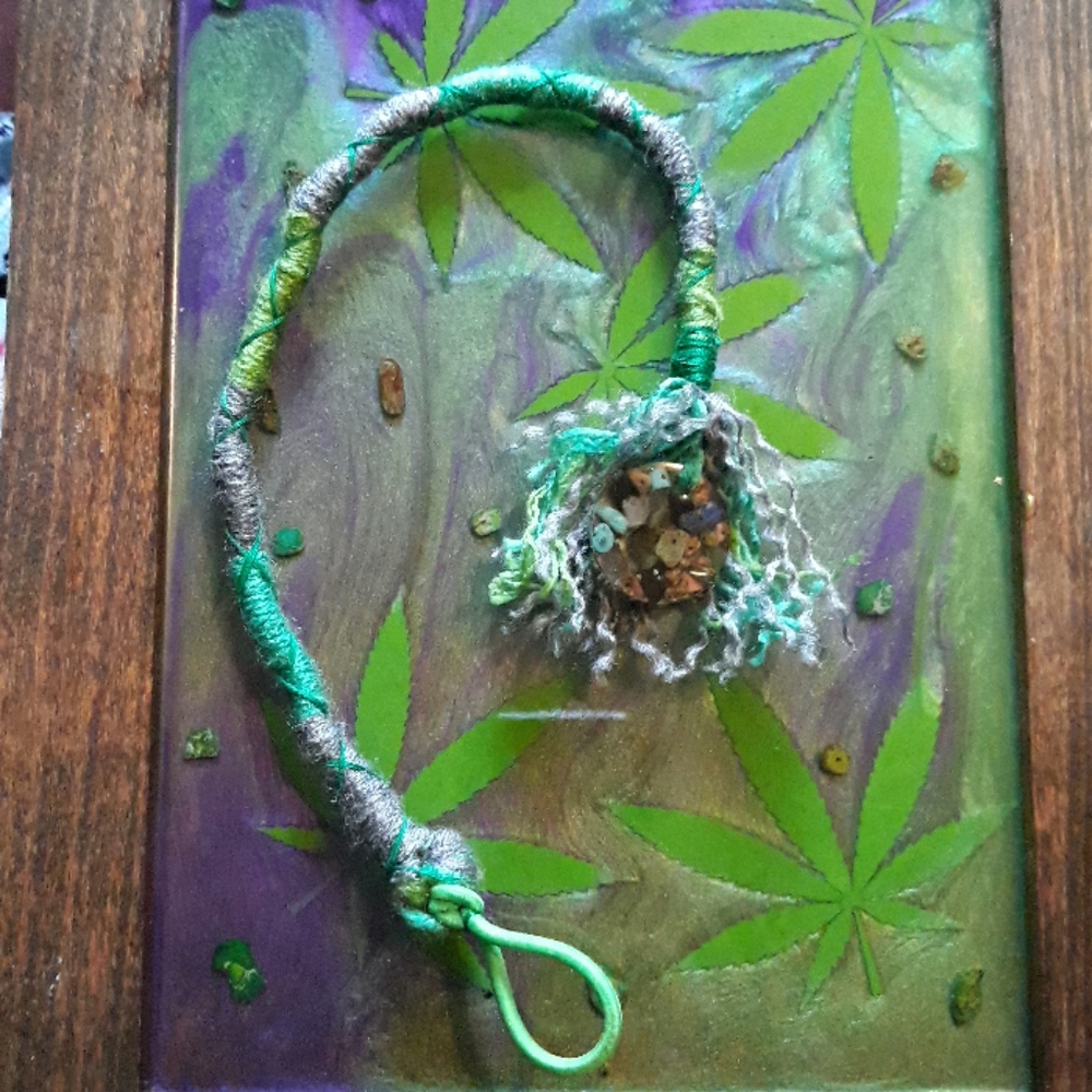 Hairwrap green